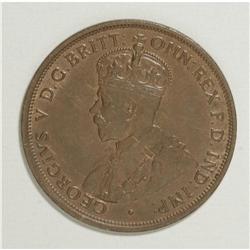 Australia: George V bronze Penny 1913, KM-23, br