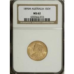 Australia: Victoria Old Head gold Sovereign 1895