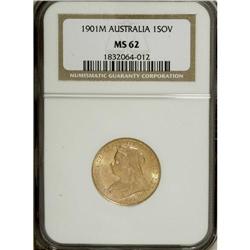 Australia: Victoria Old Head gold Sovereign 1901