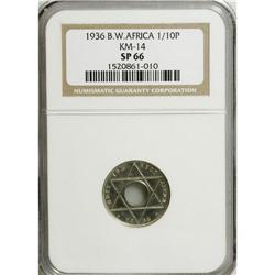 British West Africa: Edward VIII 1/10 Penny 1936