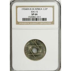 British West Africa: Edward VIII 1/2 Penny 1936-