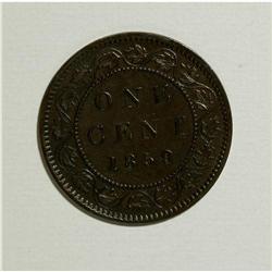 Canada: Victoria Cent 1859/8, wide 9, medal alig