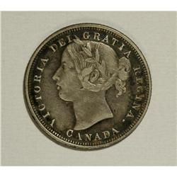 Canada: Victoria 20 Cents 1858, Fine-15.