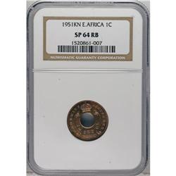 East Africa: George VI Cent 1951KN, KM32, Specim