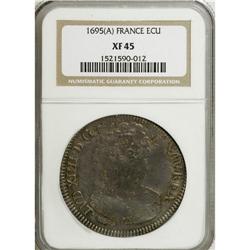 France: Louis XIII Ecu 1695A, Gad-217, XF45 NGC.