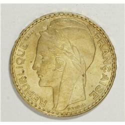 France: Aluminum-bronze 100 Franc Essai 1929, Ma