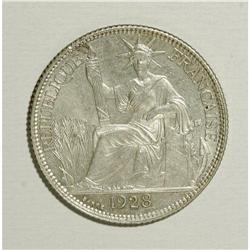 French Indo-China: Colonial 20 Cents 1928A, KM17