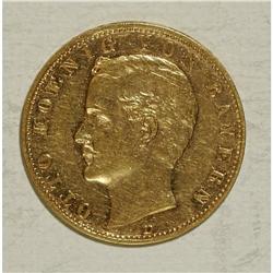 German States-Bavaria: Bavaria. Otto gold 10 Mar