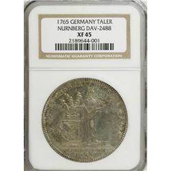 German States-Nurnberg: Nurnberg. Thaler 1765-SS
