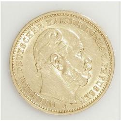 German States-Prussia: Prussia. Wilhelm gold 20