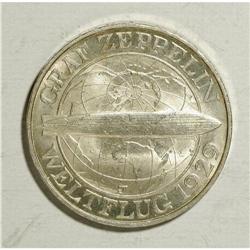 Germany: Weimar Republic. 3 Marks 1930-J, KM-67,