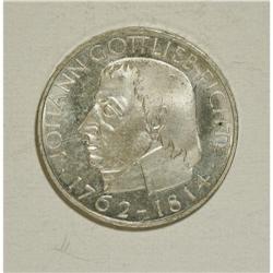 Germany: Federal Republic. 5 Marks 1964-J, KM-11