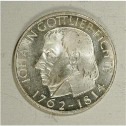 Germany: Federal Republic. 5 Marks 1964-J, KM-11