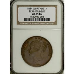 Great Britain: Victoria Young Head Penny 1854, K