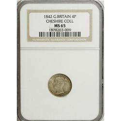 Great Britain: Victoria Young Head 4 Pence 1842,