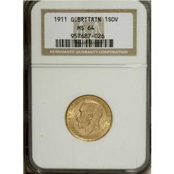 Great Britain: George V gold sovereign 1911, KM-