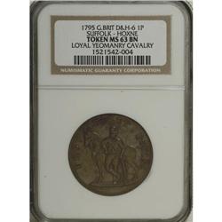 Great Britain: Suffolk-Hoxne Penny Token 1795, D