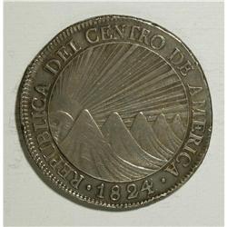 Guatemala: Central American Republic 8 Reales 18