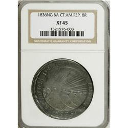 Guatemala: Central American Republic 8 Reales 18