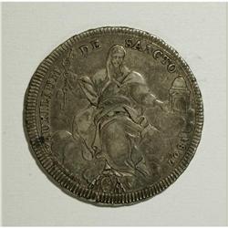 Italy-Papal States: Papal States. Pius VII Scudo