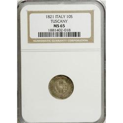 Italy-Tuscany: Tuscany. Ferdinando III 10 Soldi,