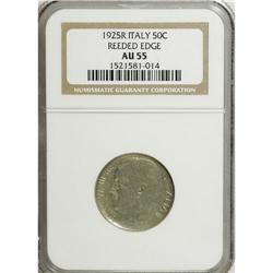 Italy: Vittorio Emanuele III 50 Centesimi 1925R