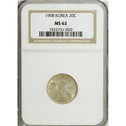 Korea: Yung Hi 20 Chon Year 2 (1908), KM1140, MS