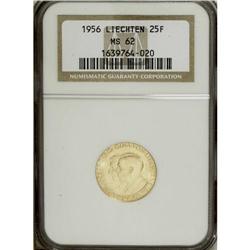 Liechtenstein: Franz Josef II gold 25 Franken 19