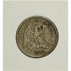 Mexico: Republic 5 Centavos 1876-Zs A, KM-398.10