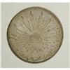 Mexico: Republic Cap & Rays 8 Reales 1863-Zs MO,