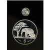Image 2 : Namibia: A silver pair including: Essai 100 Rand