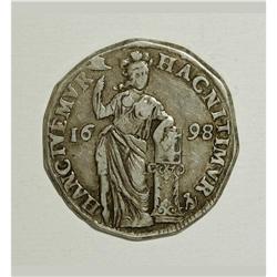 Netherlands: A pair of Guldens as follows: Deven