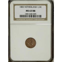 Kingdom of Netherlands: Kingdom 1/2 Cent 1883/3,