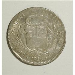 Peru: Republic 8 Reales 1846-MB Lima, KM142.10,