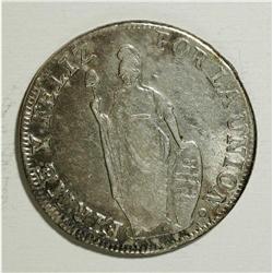 Peru: North Peru 8 Reales 1837-M Lima, KM155, ni