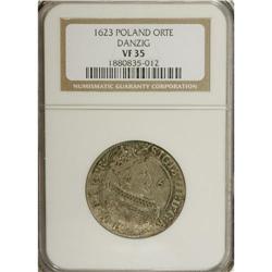 Poland: Danzig. Sigismund III Orte (1/4 Talar) 1