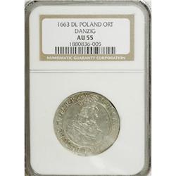 Poland: Danzig. Johann Casimir Ort (1/4 Talar) 1