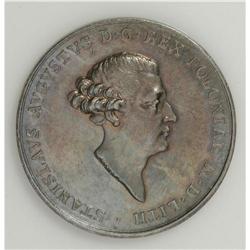 Poland: Stanislaus August silver Coronation meda