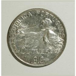 Portugal: Republic 1 Escudo 1910, Birth of the R