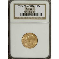 South Africa: George V gold Sovereign 1926, KM21