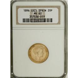 Spain: Alfonso XIII gold restrike 20 Pesetas 189