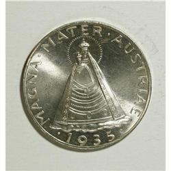 World Lots: Eurasian Duo, Austria 5 Schillings 1