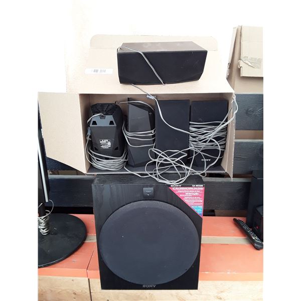Sony Surround Sound Package  Center 4 Speakers & Subwoofer