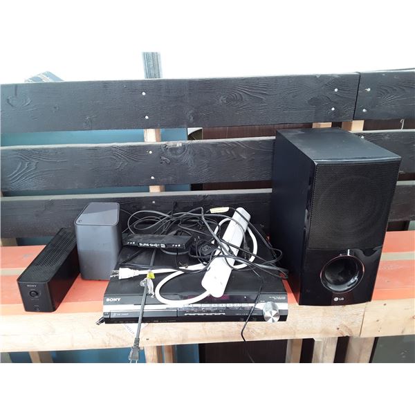 Sony DVD Player, LG Subwoofer, and More Electronics