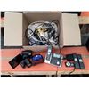 Image 1 : Lot of Electronics inc Cordless Tel, 3 Cameras, AZUS, and More
