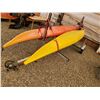 Image 1 : 2 Kayaks  with Trailer & Registration "Looksha Sport"  "Boreal Inukshuk"