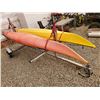 Image 2 : 2 Kayaks  with Trailer & Registration "Looksha Sport"  "Boreal Inukshuk"
