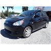 Image 1 : K3 --  2014 MITSUBISDHI MIRAGE ES  , Black , 108324  KM's