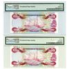 Image 2 : Central Bank of the Bahamas, 1974, Pair of Issued Notes