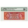 Image 1 : Government of Belize. 1976. Issued Banknote.
